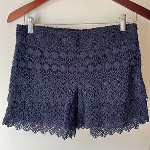 Ann Taylor LOFT Navy Riviera shorts
